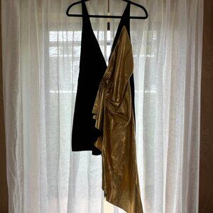 Gucci | Seude Metalic Mini Dress